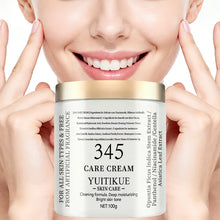 Load image into Gallery viewer, YUITIKUE 345 Care Cream 100g - 3-in-1 Formula: Firms, Deeply Hydrates &amp; Brightens, For All Skin Types, Natural Ingredients
