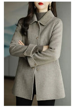 Load image into Gallery viewer, Minimalist French Wool Blend Coat
