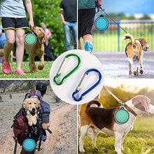 Load image into Gallery viewer, Collapsible Lidded Travel Water Dish
