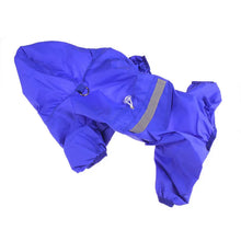 Load image into Gallery viewer, Overalls Style Puppy Rain Coat
