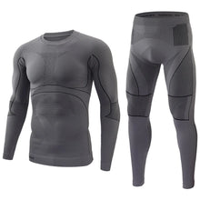 Load image into Gallery viewer, Men Sport Thermal Underwear Suits Outdoor Cycling Compression Sportswear Quick Dry Breathable Clothes Fitness Running Tracksuits

