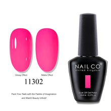 Load image into Gallery viewer, NAILCO 2025 Hot 15ML Gel Nail Polish Nails Semi-permanent UV Varnish High Quality Glass Bottle Nail Art Polish For Manicure

