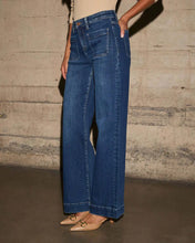 Load image into Gallery viewer, High Waist Retro Straight Jeans
