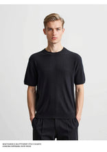 Load image into Gallery viewer, Knitted Smart Casual Tee Men
