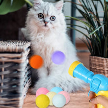 Load image into Gallery viewer, Cat Toys Interactive Launch Training Toy For Pet Kitten Creative Mini Shooting Gun Games Stretch Plush Ball Toys Pet Supplies
