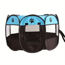 Load image into Gallery viewer, Classic-Style Portable Pet Playpen &amp; Tent | Durable, Foldable, Comfort Design | Secure Outdoor Pet Bed for Cats &amp; Dogs
