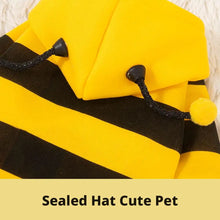 Load image into Gallery viewer, Bee Pet Puppy Coat Apparel Outfit Dog Hoodies Winter Warm Cat Cosplay Costume Holiday Outfit for Small Medium Dogs &amp; Cats
