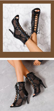 Load image into Gallery viewer, High Heels Women's Sandals New Open Toe Casual Latin Dance Shoes Girls' Ballroom Sandals Large Dance High Heels Women's Shoes 43
