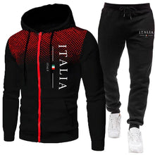 Load image into Gallery viewer, Autumn Winter Popular Men's Tracksuit Zipper Hoodie and Sweatpants Urban Casual Sporty Jogging Suit Male Daily Training Outfits
