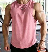 Load image into Gallery viewer, Men's Summer Fitness Muscle Sports Tank Top Breathable Moisture Wicking Loose Sleeveless Quick Dry Training T-Shirt Letter Print
