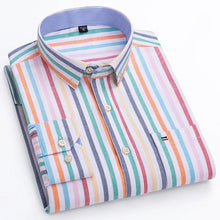 Load image into Gallery viewer, Oxford Striped Cotton Casual Shirt
