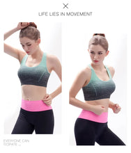 Load image into Gallery viewer, Sports Bra High Stretch Breathable Tops Fitness Women Padded for Running Yoga Gym Crop Bra Gradient Sports Bra for Workout Tops
