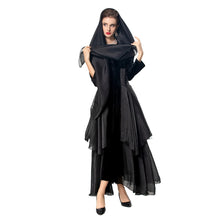 Load image into Gallery viewer, Velvet Ruffle V-Neck Evening Dress
