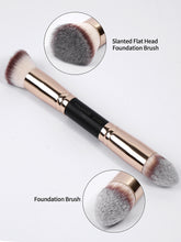 Load image into Gallery viewer, MAANGE 4pcs Basic Makeup Brushes Set With Box Dual-ended Foundations Powder Blush Details for Eyeshadow Brushes Beginner Travel
