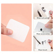 Load image into Gallery viewer, Lint Free Cotton Pads Nail Polish Remover Wipes Cleaning Tool Nail Art Cleaning Wipes Tips UV Gel Polish Removal Pad Paper Wipes

