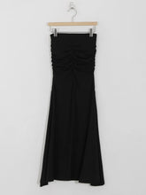 Load image into Gallery viewer, Shirred Satin High Waist Midi
