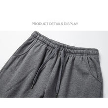 Load image into Gallery viewer, Spring Autumn Joggers Men Jogging Sweatpants Sportswear Knit Tracksuit Sports Pants Trousers Oversize Wide Leg Clothing
