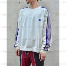 Load image into Gallery viewer, Unisex Embroidery Track Suit Striped Tape Zip‑Up Jacket Pants Set Casual Sportswear Outfit Long Sleeve Athletic Tracksuit Set
