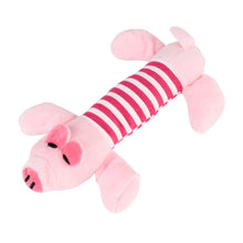 Load image into Gallery viewer, Fit for All Pets Dog Cat Fleece Toys Popular Squeak Chew Sound Dolls Elephant Duck Pig Pet Funny Plush Toys
