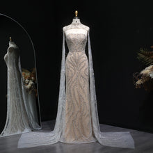 Load image into Gallery viewer, Sharon Said 2026 Luxury Evening Party Gowns Women' s Wedding Prom Dresses with Flowing Sleeves Elegant Mermaid SS663 Customized
