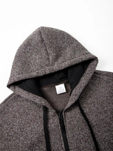 Load image into Gallery viewer, Oversized Streetwear Hooded Zip Jacket
