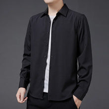 Load image into Gallery viewer, Stretch Solid Business Shirt Men
