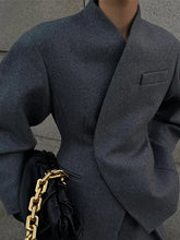 Load image into Gallery viewer, Elegant V-Neck Office Suit Set
