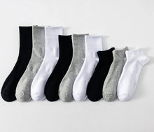 Load image into Gallery viewer, Plus Size Cotton Crew Socks
