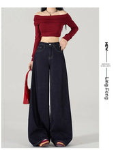 Load image into Gallery viewer, Loose Straight Casual Denim Jeans
