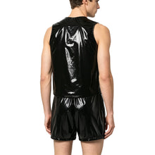 Load image into Gallery viewer, Mens Special Needs Waterproof Sweat Tracksuit Tank Tops And Sides Buttons Boxer Shorts Two Pieces Outfit Adaptive Clothing
