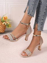Load image into Gallery viewer, Women High Heels Sandals Summer Fashion Party Shoes for Women Comfortable Open Toed Thin Heels Sandals Designer Luxury Sandals
