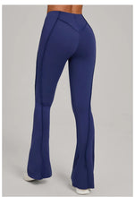 Load image into Gallery viewer, Gym Workout Women's Wide-Leg Tight-Fitting Hip-Lifting Yoga Flared Pants Dance High-Waist Flared Casual Outdoors Sports Trousers
