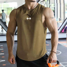 Load image into Gallery viewer, Summer Men's Tank Top Fitness Training Clothing Quick-drying Loose Bodybuilding Sleeveless Shirt Men Fashion Basketball Vest
