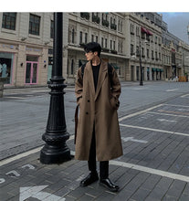 Load image into Gallery viewer, Korean Inspired Long Windbreaker
