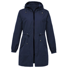 Load image into Gallery viewer, Women Trench Coat New Spring Autumn Jacket Casual Long Sleeve Hooded Mid Long Windbreaker Female Overcoat High-Quality Coats
