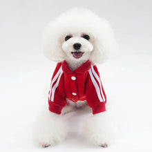 Load image into Gallery viewer, Pet Clothes for Dogs and Cats 4-Leg Hoodie Coat Pet Vest Puppy Clothes Print Design Apparel 5 Sizes Dog Clothes Dog Accessories
