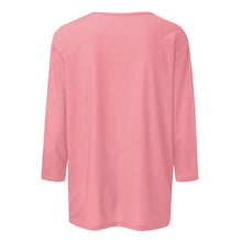 Load image into Gallery viewer, Women Summer Tops Round Neck Three Quarter Sleeve Comfortable Print T Shirt Blouse Women T Shirt muticolor t shirt tops
