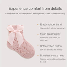 Load image into Gallery viewer, Baby Girl Lace Ruffle Grip Socks
