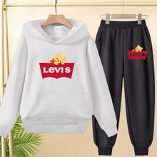 Load image into Gallery viewer, Kids Hooded Sportswear Set
