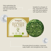Load image into Gallery viewer, Herbal Dandruff Removal Shampoo Bar Mild Tea Tree Oil Essence Oil Control Scalp Cleansing Hair Care Soap Hair Damaged Repairing
