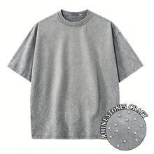 Load image into Gallery viewer, Men's Women Washed Vintage T-Shirts Street Hip Hop Retro Punk T Shirt Harajuku Casual Cotton Short Sleeve Couple TShirts Tees
