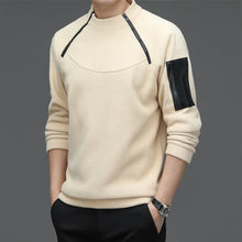 Load image into Gallery viewer, Men's Sweatshirs Spring Fall Long-sleeved T-shirt Top Loose Trend Round Neck Bottoming Shirt Lightweight Casual Sports
