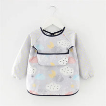Load image into Gallery viewer, Waterproof Long Sleeve Baby Bib
