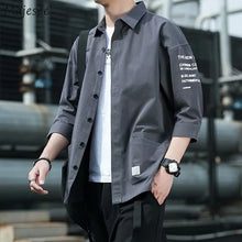 Load image into Gallery viewer, Harajuku Gothic Casual Shirt Men
