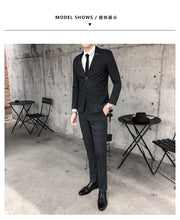 Load image into Gallery viewer, Refined Slim Wedding Suit Set
