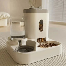 Load image into Gallery viewer, Automatic Feeder Dog Cat Food Bowl With Water Fountain Large Capacity Pet Food Storage Dispenser Container Puppy Pet Accessories
