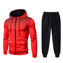 Load image into Gallery viewer, Mens Tracksuits Men's Clothing Men Sets Hoodie Set Zipper Sweatshirt Casual Sport Sweatpants Man Sweat Suit Set Running
