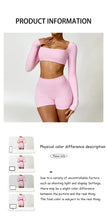 Load image into Gallery viewer, Summer 2PCS Yoga Suit Sports Set Women Quick-Dry Gym Set Women Tracksuit Running Workout Long Sleeve Sports Shirt Yoga Clothing
