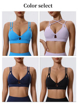 Load image into Gallery viewer, Sports Bra with Side Breasts for Women, Running, Fitness, Shock-absorbing Vest, Beautiful Back Bra
