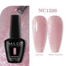 Load image into Gallery viewer, NAILCO 333 Colors Gel Nail Polish Semi Permanent Varnishes Nails Art Design Hybrid Soak Off Top Base Coat UV Gel Manicure 15ml
